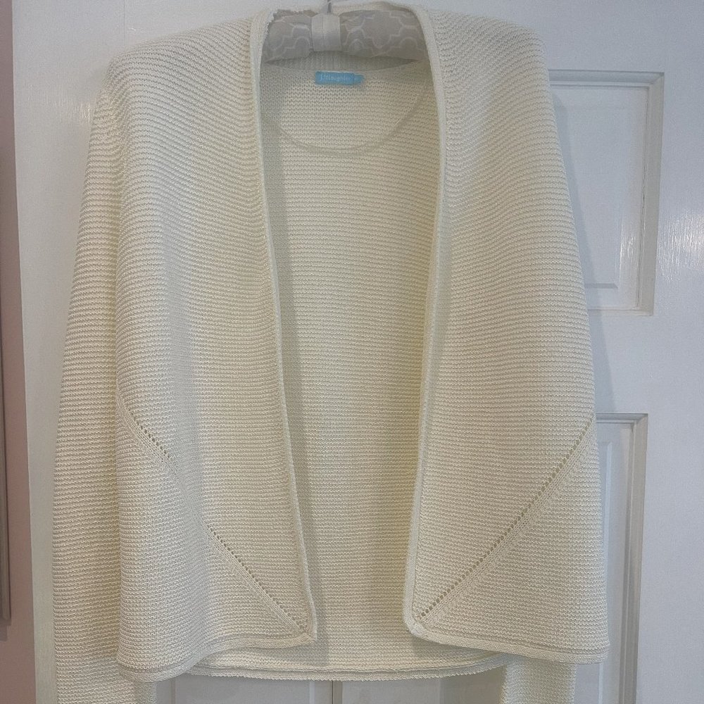J McLaughlin Women's Cream Color Cardigan Sweater Size XS